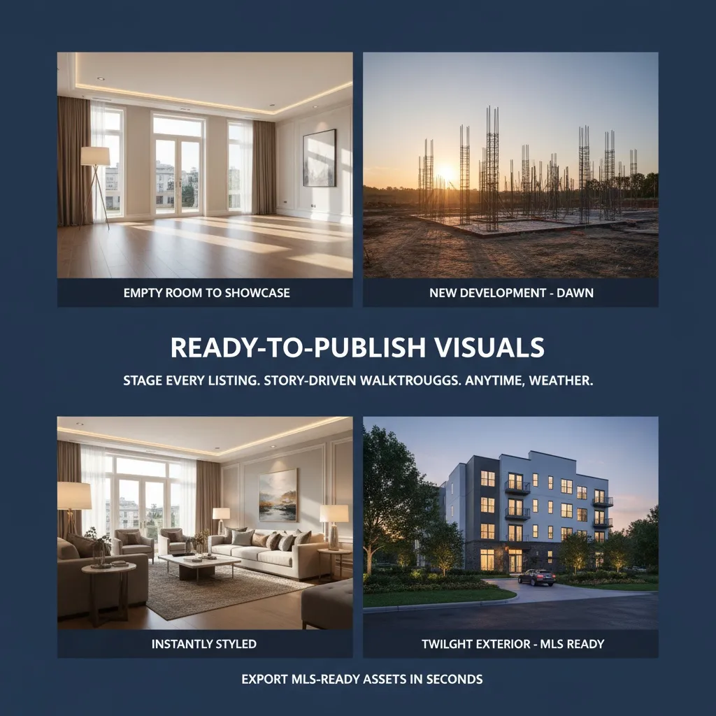 Luxury real estate exterior render