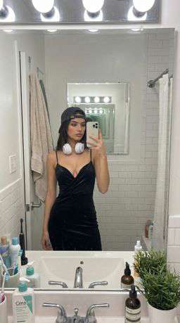 Petra - ASYMMETRIC TEXTURED BLOUSE - LIMITED EDITION + 50TH ANNIVERSARY WOOL BLEND TROUSERS - Bathroom Mirror Selfie